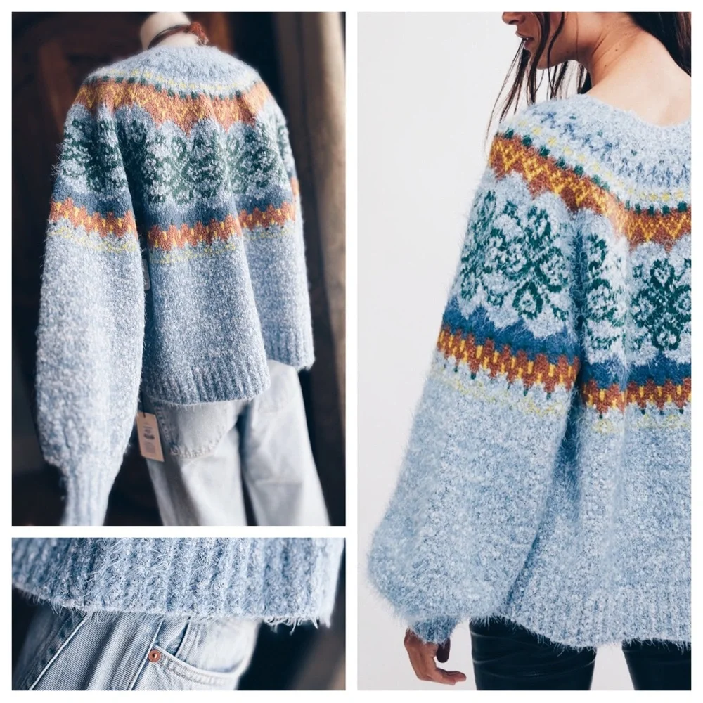 Free People Festive Frost Sweater - Picture 7 of 16